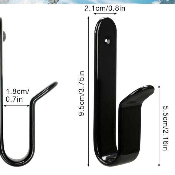 Snowboard Wall Mount Clips - Picture 2 of 7